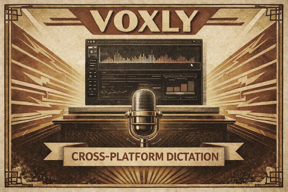 Voxly announcement — cross-platform dictation